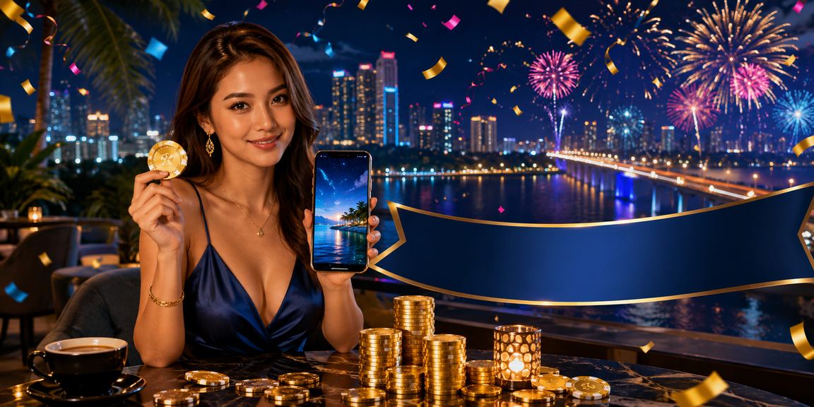 Pengguna telefon pintar di Johor Bahru membuat deposit untuk bermain Baccarat di i1malaysia